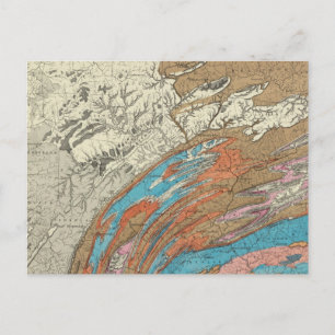 Carte Postale Formes géologiques Penn