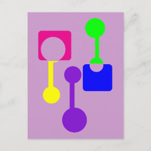 Carte Postale Formes géométriques Abstraites