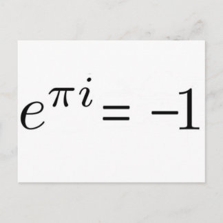 Carte Postale Formule Euler !