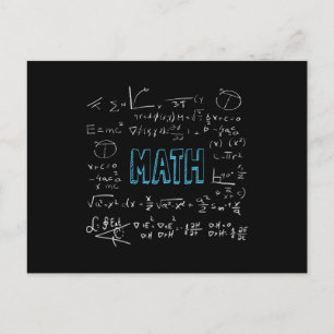 Carte Postale Formules mathématiques mathématiques