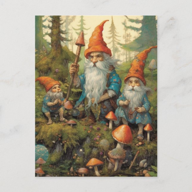 Carte Postale Forrest Gnomes (Devant)