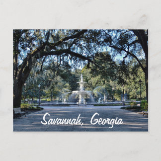 Carte postale Forsyth Park Savannah Georgia
