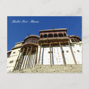 Carte Postale Fort de Baltit, Hunza Valey, Pakistan