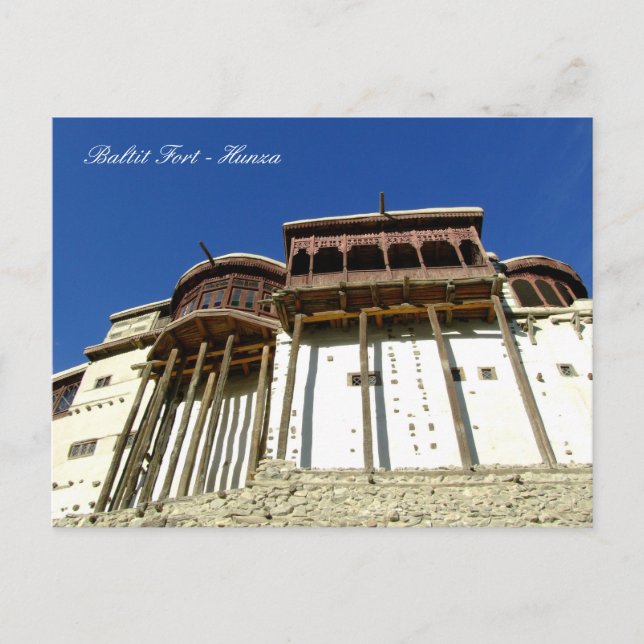 Carte Postale Fort de Baltit, Hunza Valey, Pakistan (Devant)