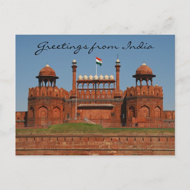 Carte Postale fort de delhi (Devant)
