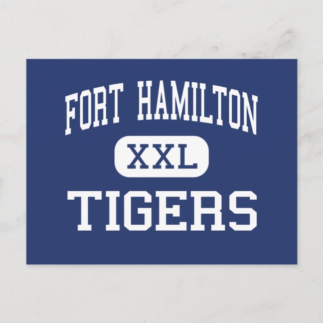 Carte Postale Fort Hamilton - Tigers - High - Brooklyn New York (Devant)