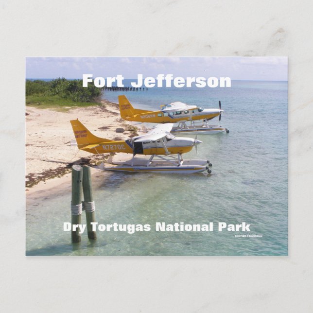 Carte Postale Fort Jefferson, Parc national des Tortugas Sèches (Devant)