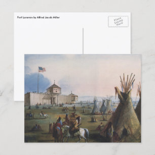 Carte Postale Fort Laramie, Fort Sublette, Fort William, Miller