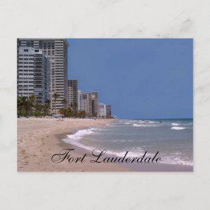 Carte Postale Fort Lauderdale Florida Beach & Ocean Postcard