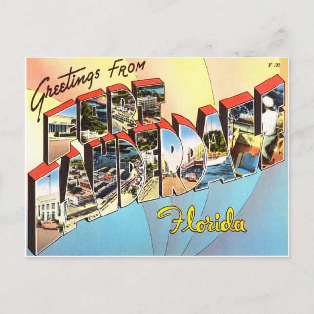 Carte Postale Fort Lauderdale Floride (Devant)