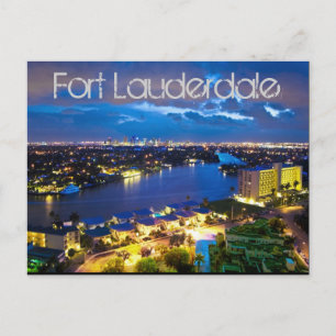Carte Postale Fort Lauderdale, Floride, États-Unis