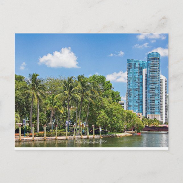 Carte Postale Fort Lauderdale, Floride pittoresque  (Devant)
