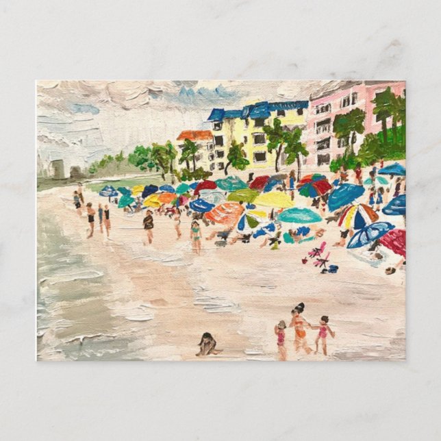 Carte Postale "Fort Myer's Beach" tableau de Willlowcatdesigns (Devant)