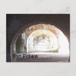 Carte Postale Fort Pickens, Côte nationale des îles Gulf