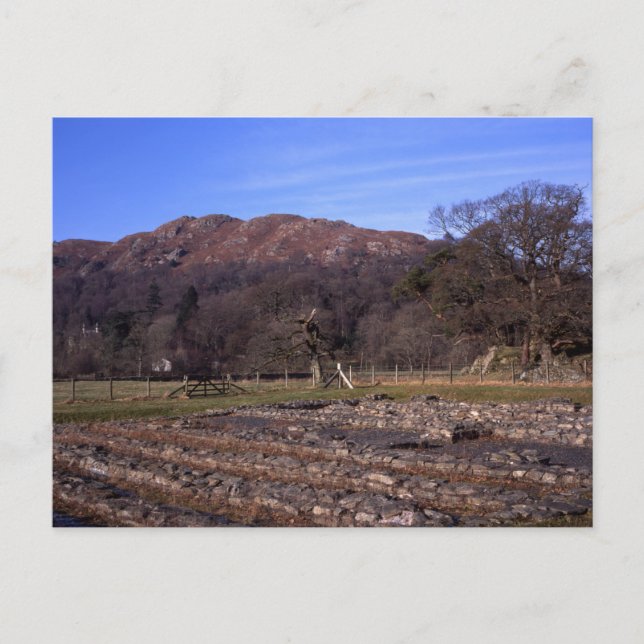 Carte Postale Fort romain Ambleside Cumbria (Devant)