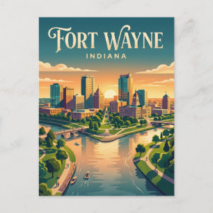 Carte Postale Fort Wayne États-Unis