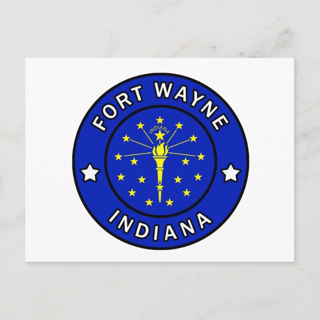 Carte Postale Fort Wayne Indiana (Devant)