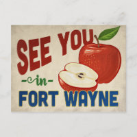 Fort Wayne Indiana Apple - Vintage voyage