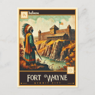 Carte Postale Fort Wayne, Indiana   VINTAGE