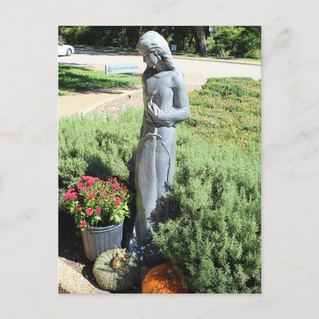Carte Postale Fort Worth Garden Statue n° 2 (Devant)