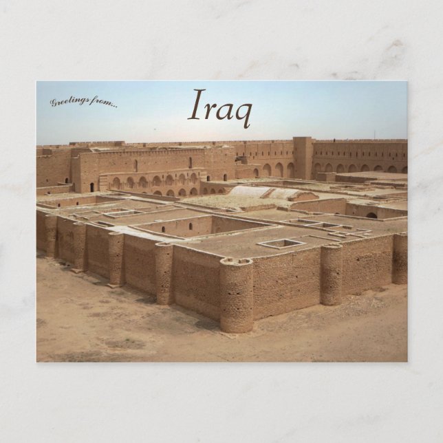 Carte Postale Forteresse d'Al-Ukhaidir en Irak (Devant)