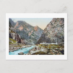 Carte Postale Forteresse dans le Dariel Ravine, Caucase, Russie