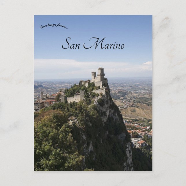 Carte Postale Forteresse de Guaita San Marino (Devant)