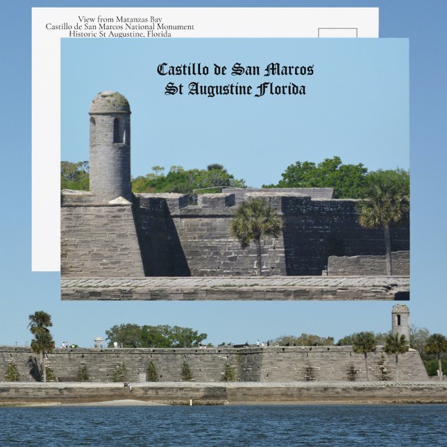 Carte Postale Forteresse St Augustine FL Castillo de San Marcos (Créateur téléchargé)