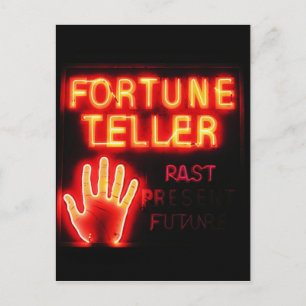 Carte Postale Fortune Teller - Présent et futur passé