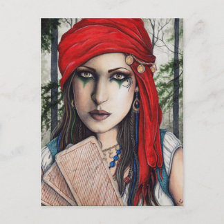 Carte postale Fortune Teller Tarot Art