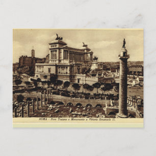 Carte Postale Forum de Trajan et mémorial Vittorio Emanuele II