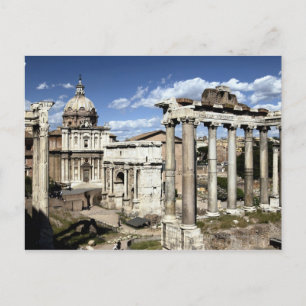 Carte Postale Forum Romain, Rome, Italie
