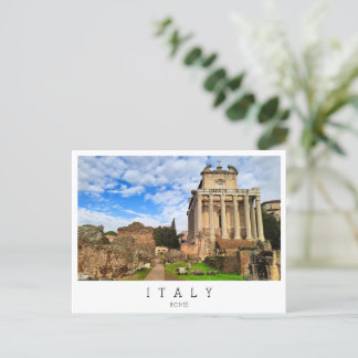 Carte Postale Forum romain, Rome, Italie