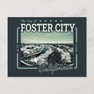 CARTE POSTALE FOSTER CITY SAN MATEO CALIFORNIE