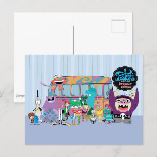 Carte Postale Foster's Home for Imaginary Friends   Bus scolaire