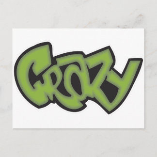 Carte Postale Fou - Graffiti