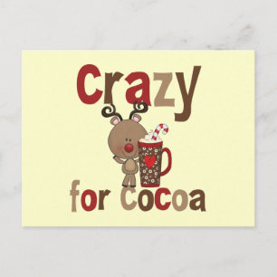 Carte Postale Fou pour le cacao