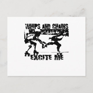 Carte Postale fouets et chaînes m'excite