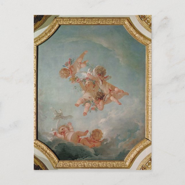 Carte Postale Four Seasons dans la Salle du Conseil - Printemps (Devant)