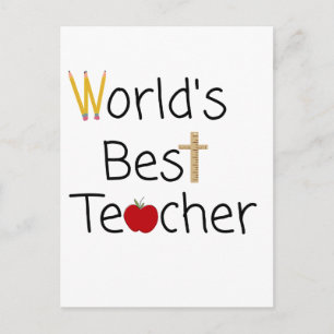 Carte Postale Fournitures de la meilleure école de Cool du monde