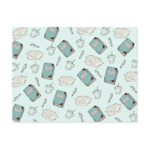 Carte postale Fournitures de l'enregistreur