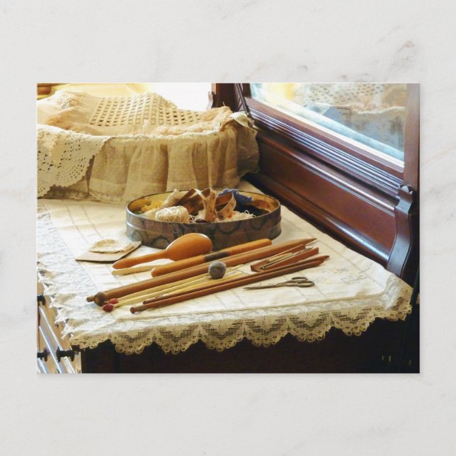 Carte Postale Fournitures de tricot (Devant)
