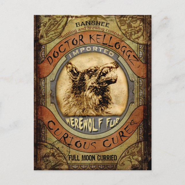 Carte Postale Fourrure de loup-garou (Devant)