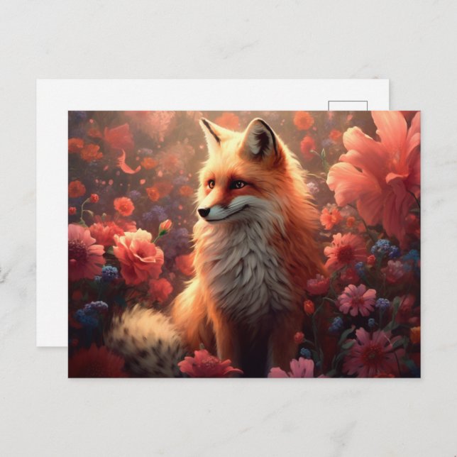 Carte Postale Fox  (Devant / Derrière)