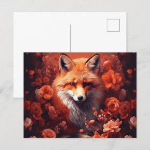 Carte Postale Fox 