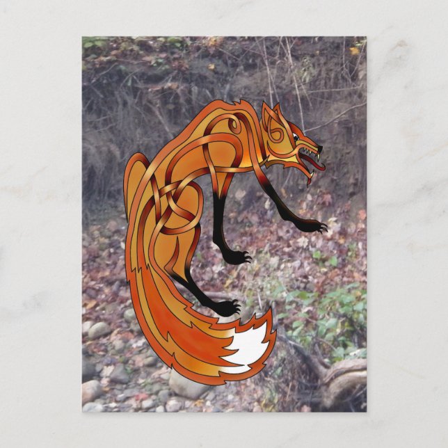 Carte Postale Fox (Devant)