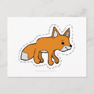 CARTE POSTALE FOX