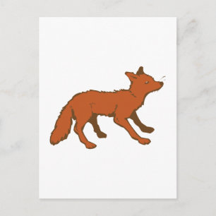 Carte Postale fox