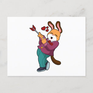 Carte Postale Fox comme Groom avec costume
