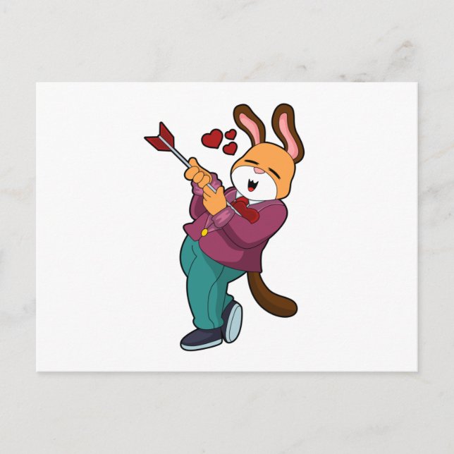 Carte Postale Fox comme Groom avec costume (Devant)
